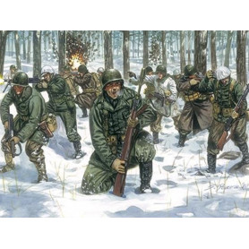 ITALERI 6133 - 1/72 - Infanterie US en uniforme d'hiver - 2nde guerre mondiale