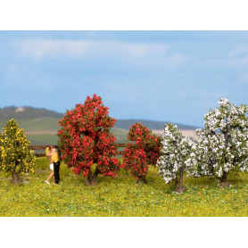 5x arbustes fleuris 3 à 4 cm - HO 1/87 - NOCH 25420
