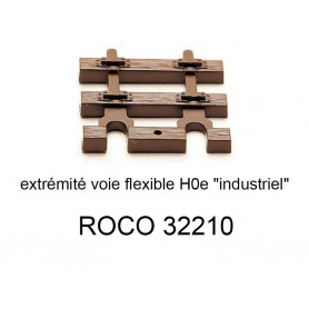 Traverses d'extrémité pour rail flexible 32200 voie étroite HOe - ROCO 32210