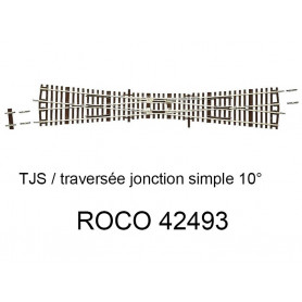 Traversée Jonction Simple (TJS) 10 degrés - ROCO 42493