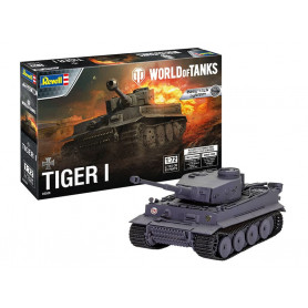 Tiger I World of Tanks System Easy Click - échelle 1/72 - REVELL 03508