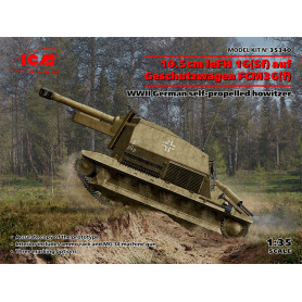 10.5cm leFH 16(Sf) auf Geschutzwagen FCM36(f) WWII - échelle 1/35 - ICM 35340