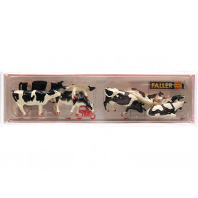 Vaches frisonnes pies noirs - HO 1/87 - FALLER 151904