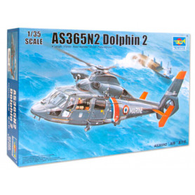 Hélicoptère AS365N2 Dolphin 2 - échelle 1/35 - TRUMPETER 05106