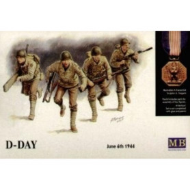 Soldats américains D-Day 6 juin 1944 WWII - 1/35 - MASTER BOX 3520