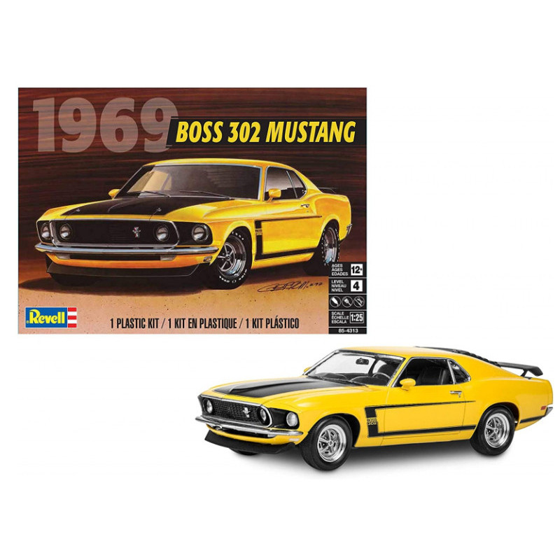 Maquette Ford Mustang Boss 302 1969 - 1/24 - REVELL 14313