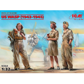 3x figurines US WASP (1943-1945) - 1/32 - ICM 32108