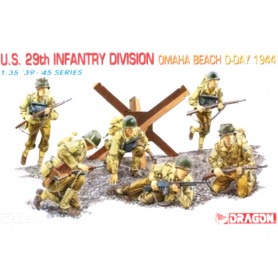 29th U.S. Infantery Omaha Beach D-Day Normandy 1944 - 1/35 - DRAGON 6211
