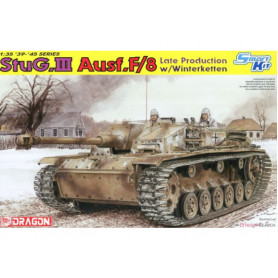 StuG.III Ausf.F/8 Production tardive avec Winterketten - 1/35 - DRAGON 6644