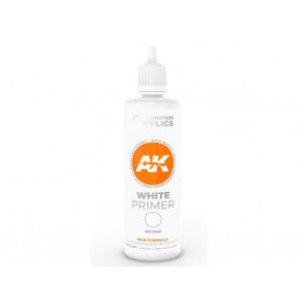 Primer blanc 100 ml - AK INTERACTIVE AK11240