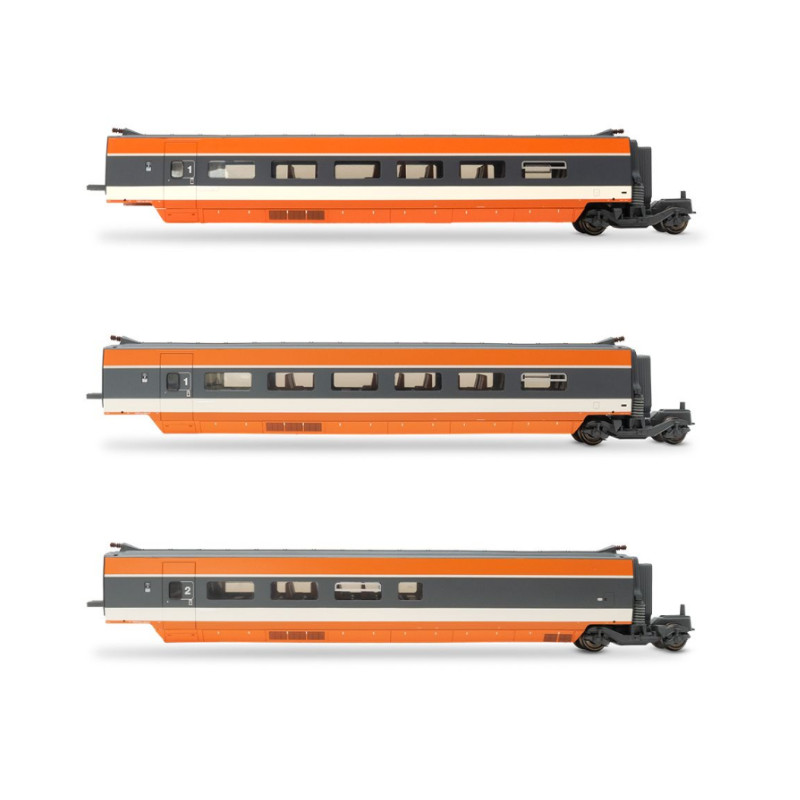Coffret 3 voitures TGV Sud-Est SNCF ép. IV - HO 1/87 - JOUEF HJ3014