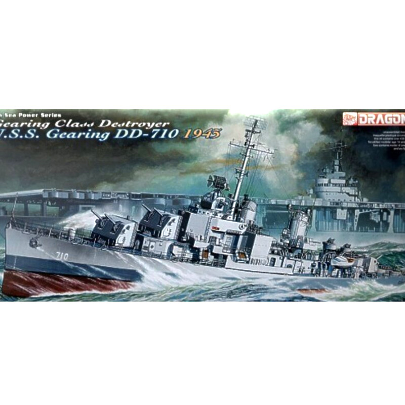 Destroyer de classe Gearing USS Gearing DD-710 (1945) - 1/350 - DRAGON 1029