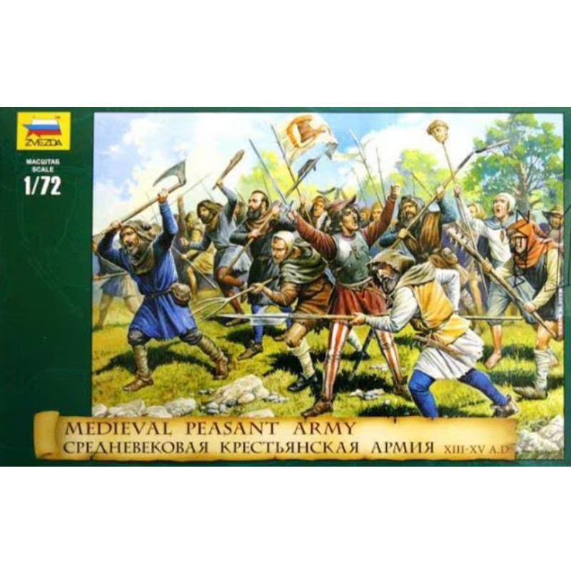 Armée paysanne médiévale - 1/72 - ZVEZDA 8059