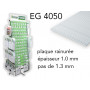 Evergreen EG4050 - (x1) plaque styrène rainurée V-Groove 1.3 mm
